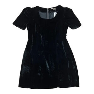 Tulle velvet mini dress